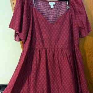 Ava & Viv Flutter Sleeve Dress